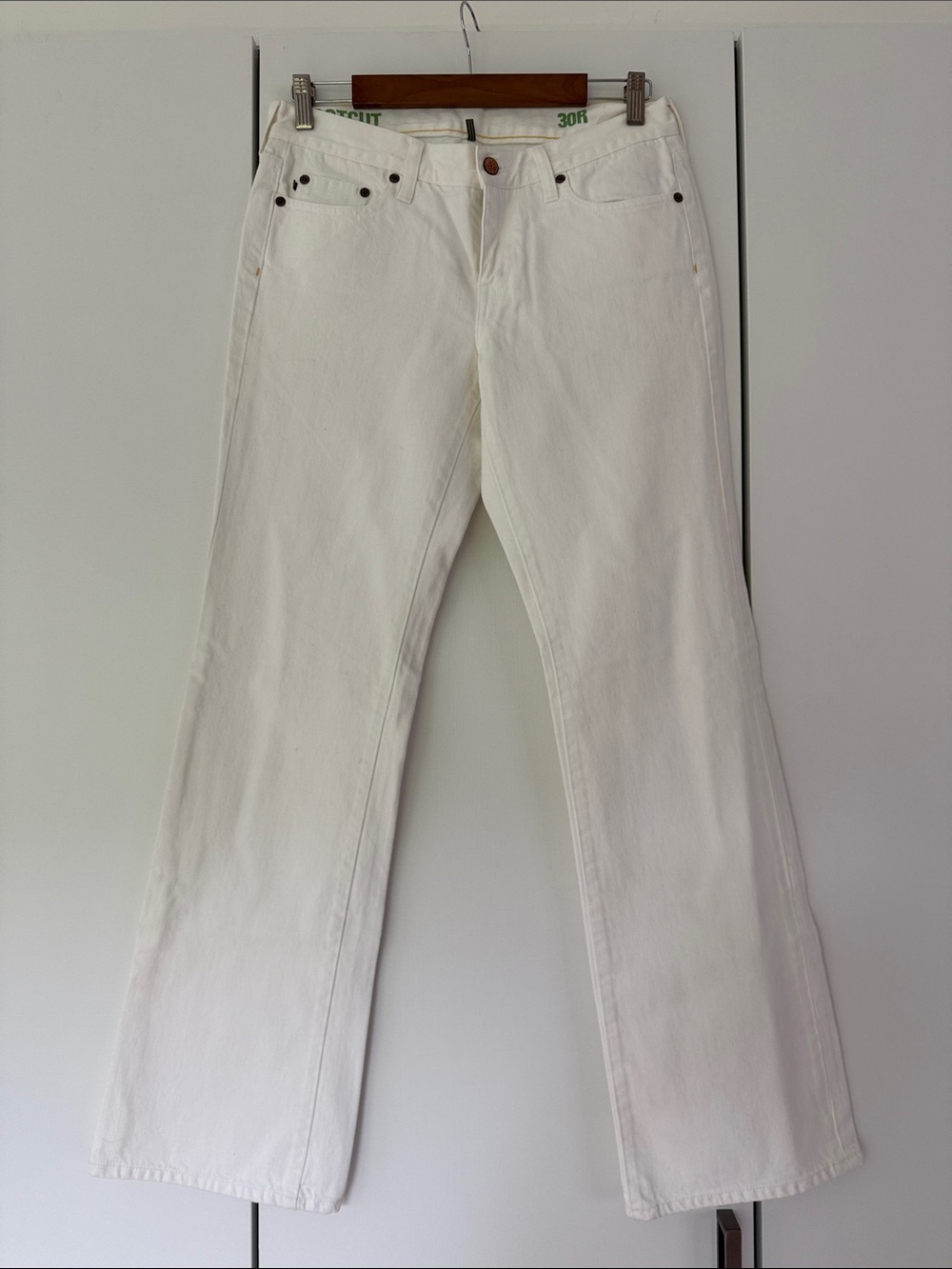 J. Crew Off-White Women's Bootcut Jeans